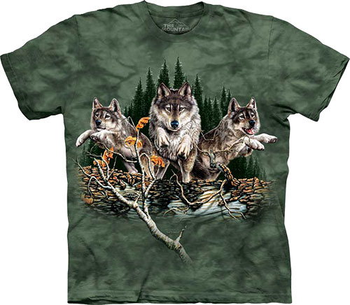 Футболка The Mountain - Find 12 Wolves - Волк