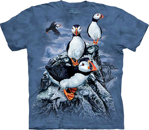 Футболка The Mountain - Find 10 Puffins
