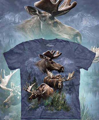 Футболка The Mountain - Moose Collage