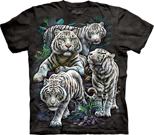 Футболка The Mountain - Majestic White Tigers