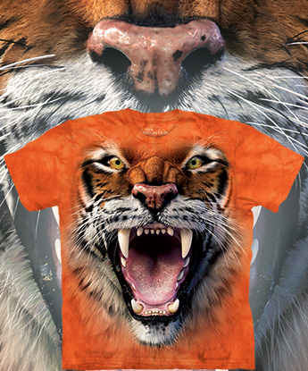 Футболка The Mountain - Roaring Tiger Face