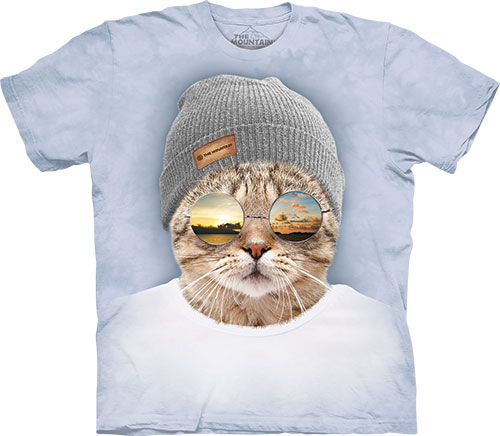 Футболка The Mountain - Cool Hipster Cat - Кошка