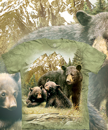 Футболка The Mountain - Black Bear Family