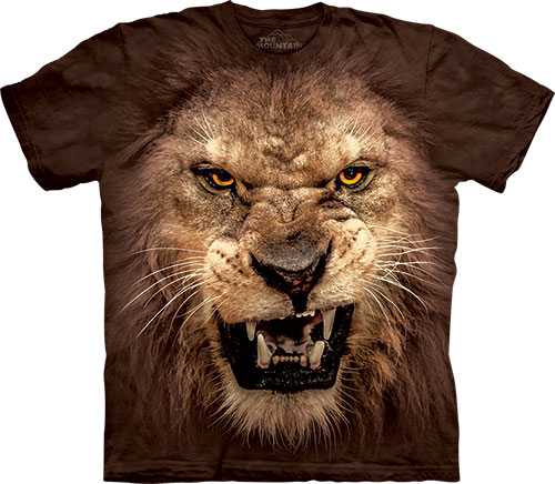 Футболка The Mountain - Big Face Roaring Lion