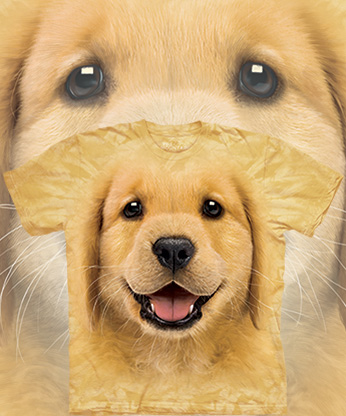 Футболка The Mountain - Golden Retriever Puppy - Золотистый Ретривер