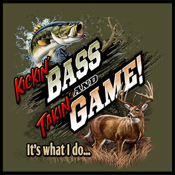 Футболка Buck Wear - Kickin Bass