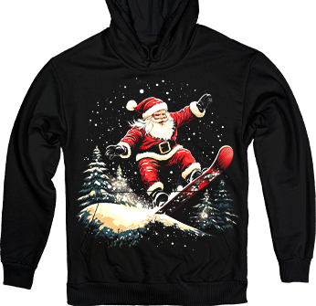 Санта-Сноубордист