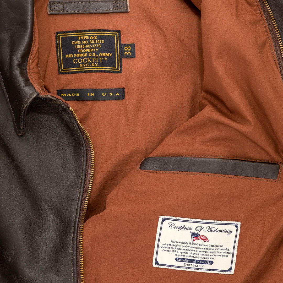 Куртка мужская 40th Anniversary A-2 Cockpit USA