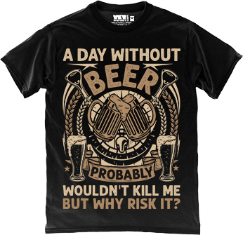 A Day Without Beer in Black