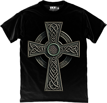 Футболка - Celtic Cross in Black