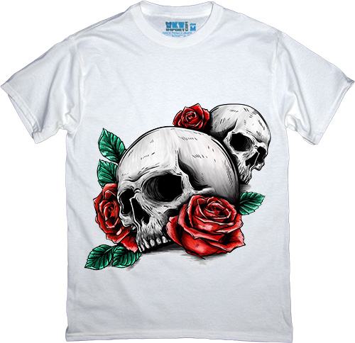 Футболка - Skull And Roses