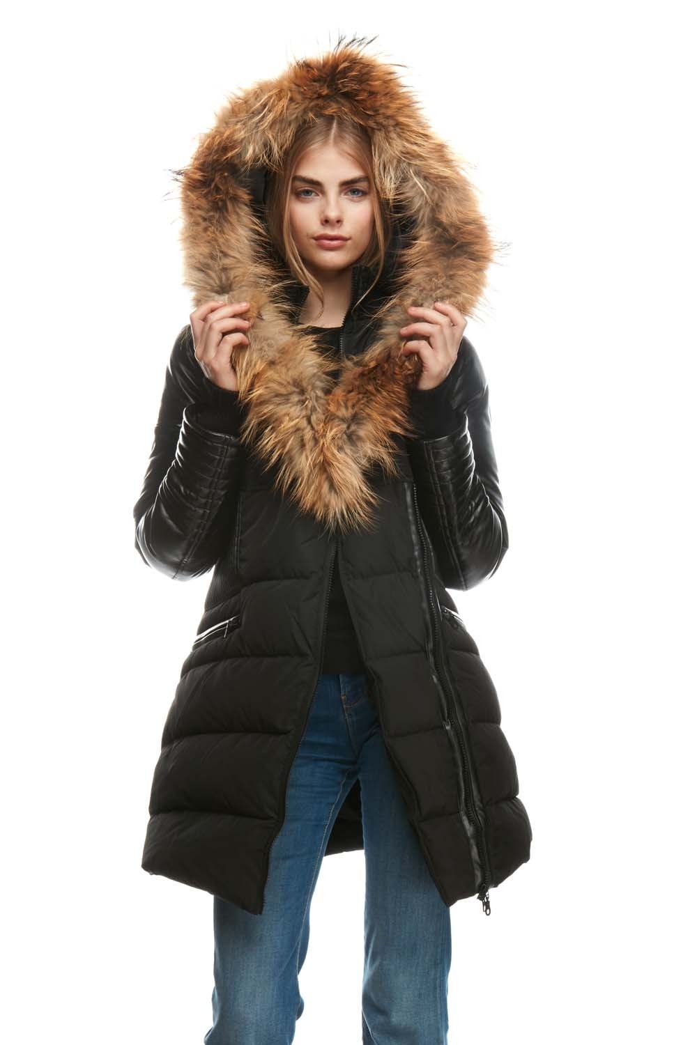 Зимняя пуховая куртка женская Florence in Black Arctic North