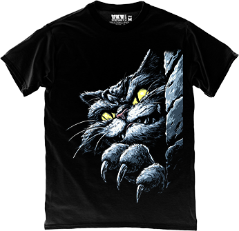 Темний Кіт із Жовтими Очима