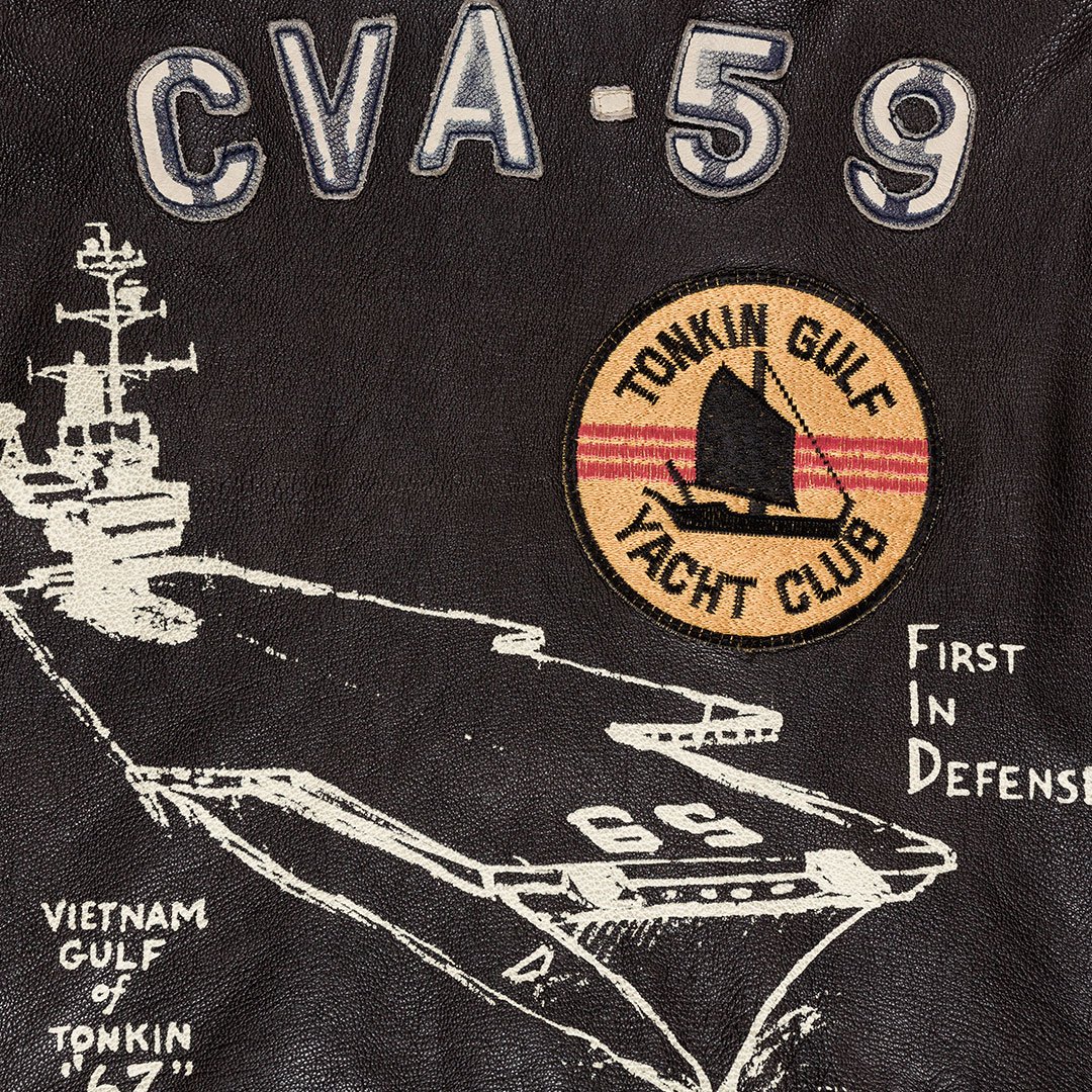 Куртка мужская USS Forrestal Carrier Pilot's Vietnam Cockpit USA