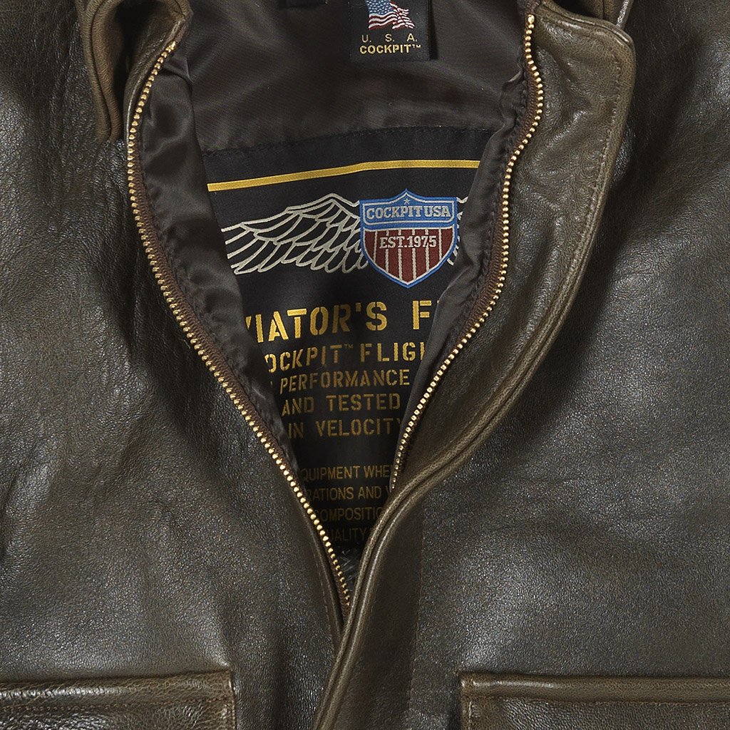 Куртка мужская "100 Mission" A-2 Cockpit USA