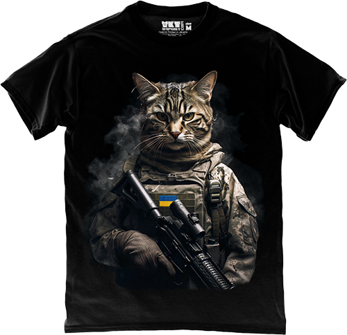 Футболка - Military Cat