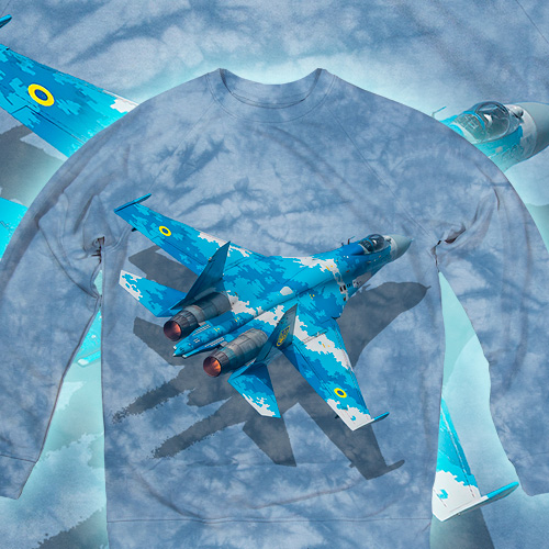 Ukrainian Warplane в бледно-голубом