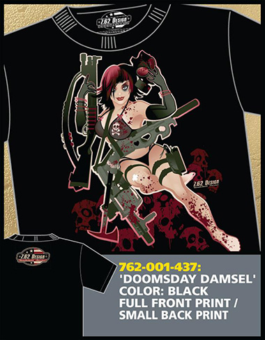 Футболка 7.62 Design - Doomsday Damsel - Black