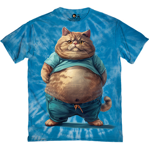 Fat Cat in Blue