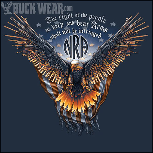 Футболка Buck Wear - NRA-Gun Wing Eagle