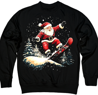 Санта-Сноубордист