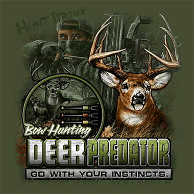 Футболка Buck Wear - Bow Hunting Deer Predator