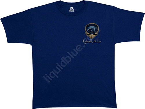 Футболка Liquid Blue - Egyptian Crew - Grateful Dead Navy T - Shirt