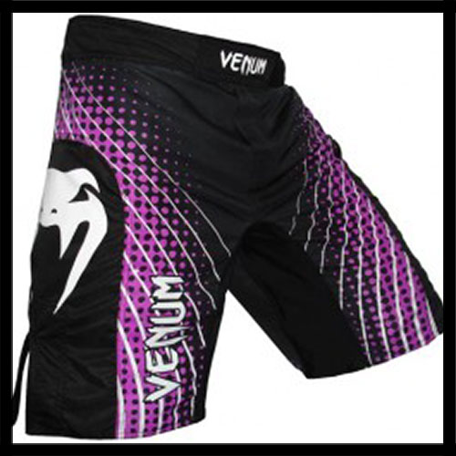 Venum - Шорты - Electron - Fightshorts - Purple - Black Edition