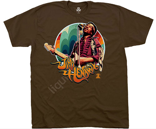 Футболка Liquid Blue - Jimi Hendrix - T-Shirt - Hendrix Groove