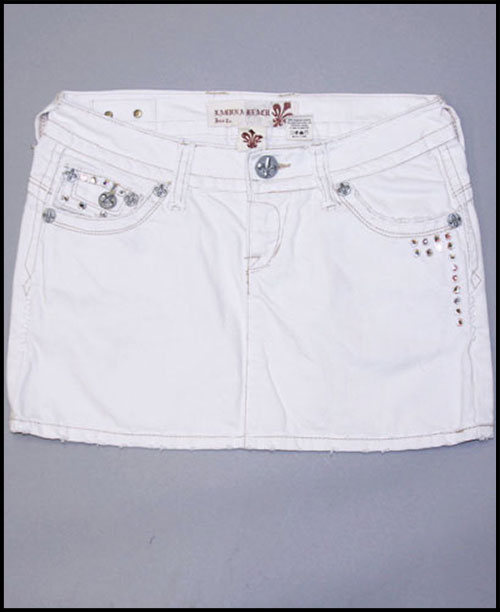 Laguna Beach - Юбка - Salt Creek White Mini Skirt (с кристаллами 1G - 144 кристалла)