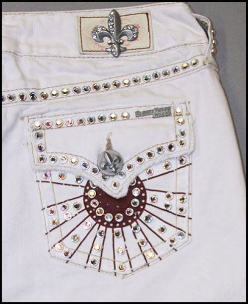 Laguna Beach - Юбка - Womens Corona Del Mar White Mini Skirt (с кристаллами 2G - 288 кристалла)