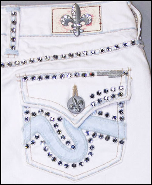 Laguna Beach - Юбка - Womens Laguna Beach Baby Blue Stitch White Mini Skirt (с кристаллами 1G - 144 кристалла)