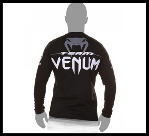 Venum - Футболка - Pro Team - Long Sleeves - Tee - Black by Venum