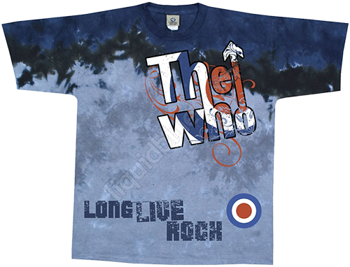 Футболка Liquid Blue - Be It Dead Or Alive - The Who Tie-Dye T-Shirt