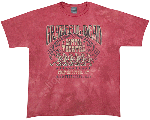 Футболка Liquid Blue - Capitol Theatre - Grateful Dead Tie-Dye T-Shirt