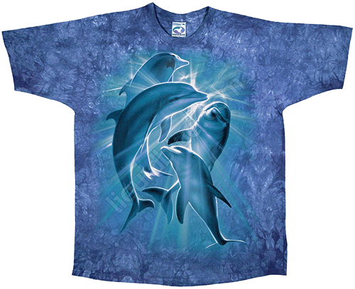 Футболка Liquid Blue - Dolphin Dawn - Tie Dye