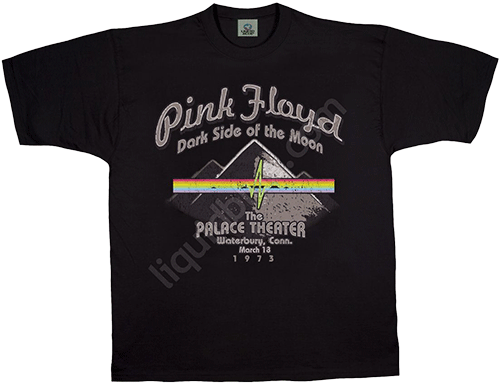 Футболка Liquid Blue - Palace Theater - Pink Floyd Black Athletic T-Shirt
