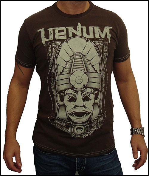 Venum - Футболка - Maya Mask - Tshirt - Brown - Creative Line