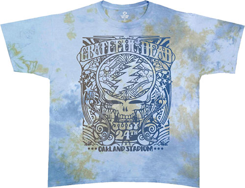 Футболка Liquid Blue - Oakland 87 - Grateful Dead Tie-Dye T - Shirt