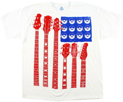 Футболка Liquid Blue - Americana - T-Shirt - Red White And Blues