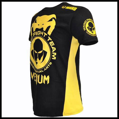 Venum - Футболка - Wand Team - Shockwave Tee - Black Yellow