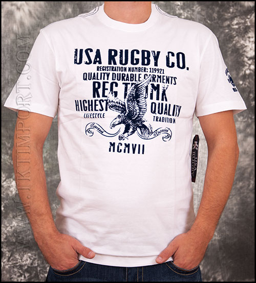 USA Rugby -  Футболка мужская - GB121102- White
