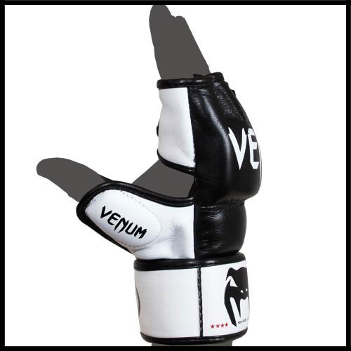 Venum - Экипировка - Undisputed MMA Gloves - Nappa Leather - Black