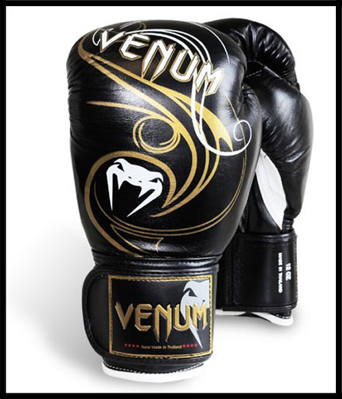 Venum - Экипировка - Wave - Boxing Gloves - Black Gold