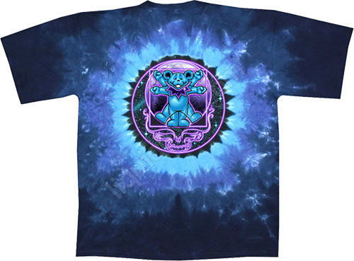 Футболка Liquid Blue - Zodiac Bear - Grateful Dead Tie-Dye T - Shirt