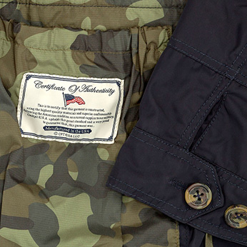 Куртка мужская с эффектом потертости (Weathered Navy Field Jacket) Cockpit USA