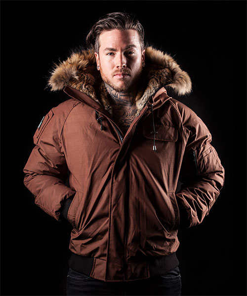 Arctic North - Куртка Мужская - Пуховик - Saint Sauveur - AN370M - Brown